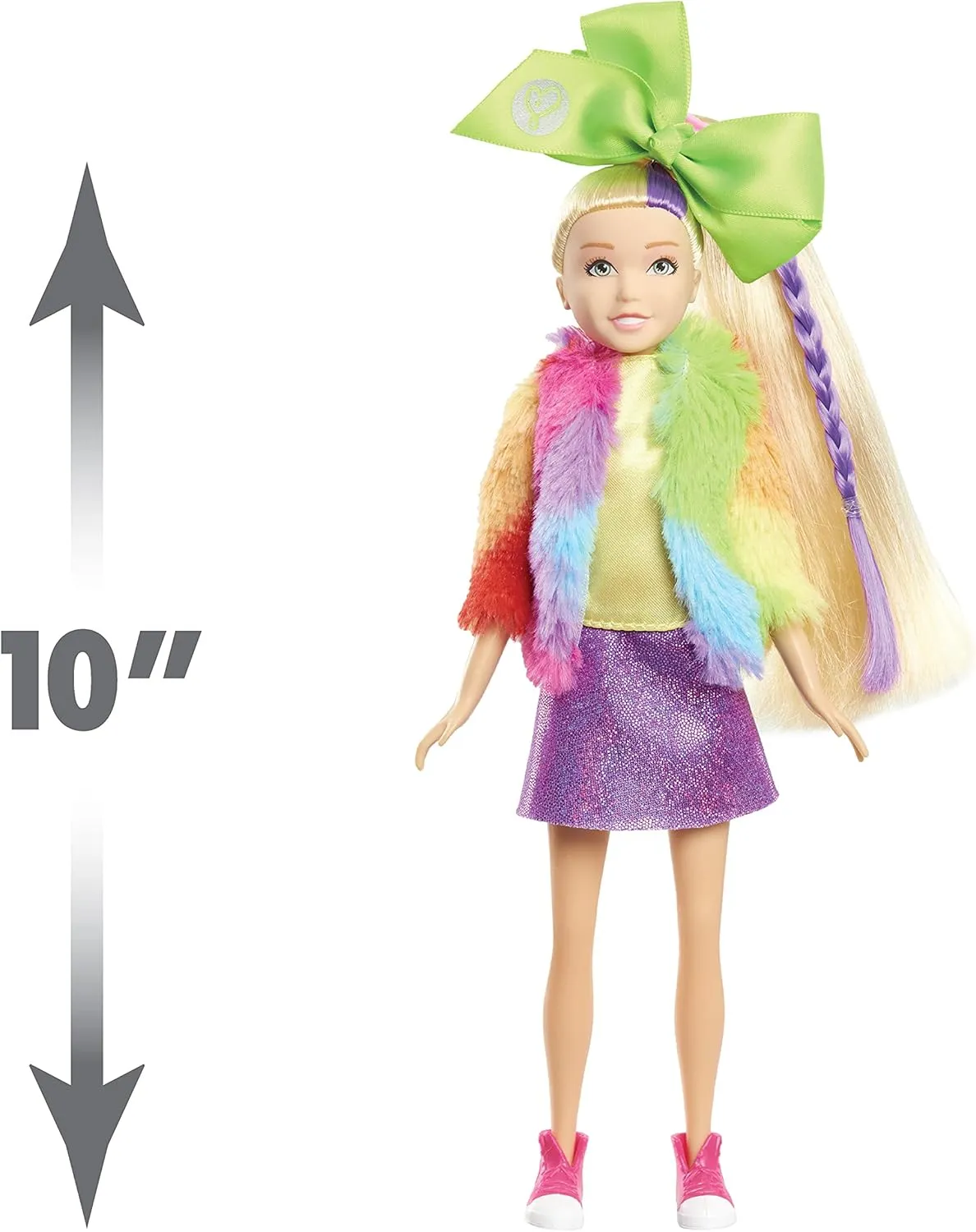 JoJo Siwa Fashion Doll, TV host, 10-inch doll, Kids Toys for Ages 3 Up by Just Play