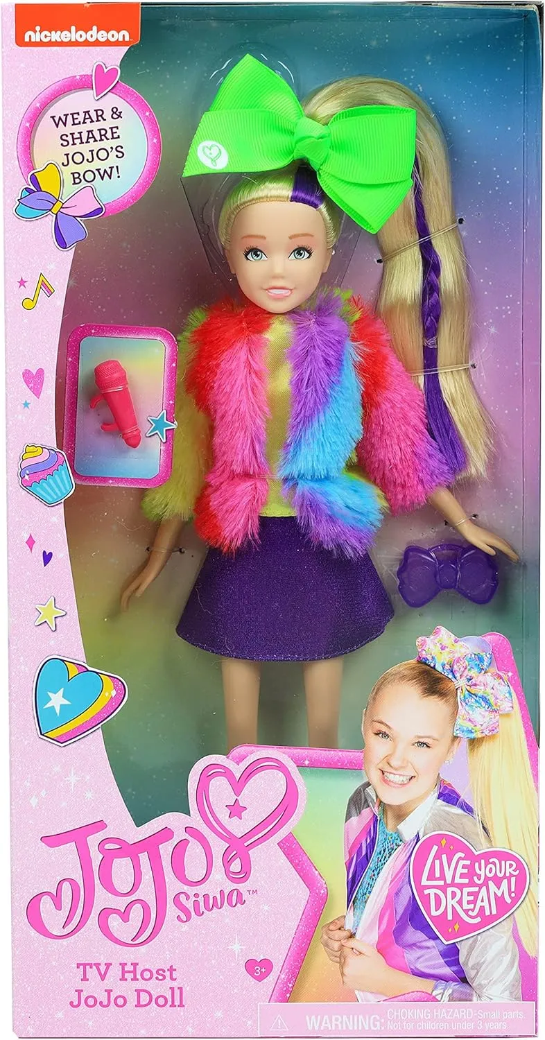 JoJo Siwa Fashion Doll, TV host, 10-inch doll, Kids Toys for Ages 3 Up by Just Play