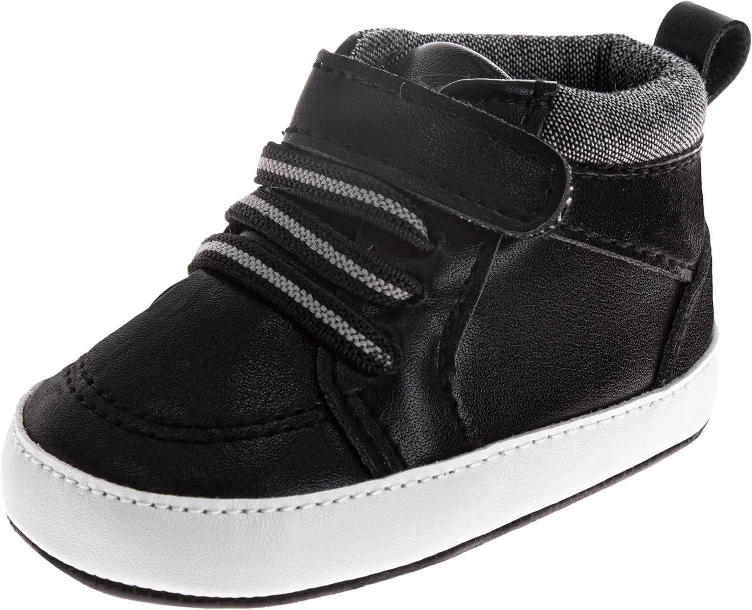 Josmo Unisex Baby Shoes Boys Girls Sneakers - Infant Slip On First Walking Shoes Toddler Casual Sneaker Crib Shoes (Size 2-4 Infant)