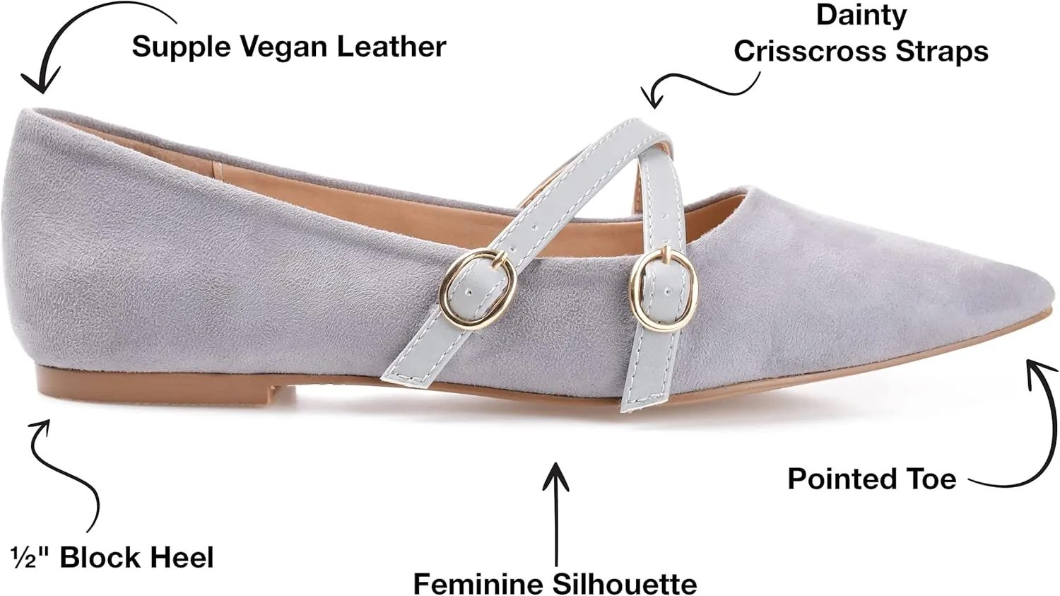 Journee Collection Women's Patricia Ballet Flat