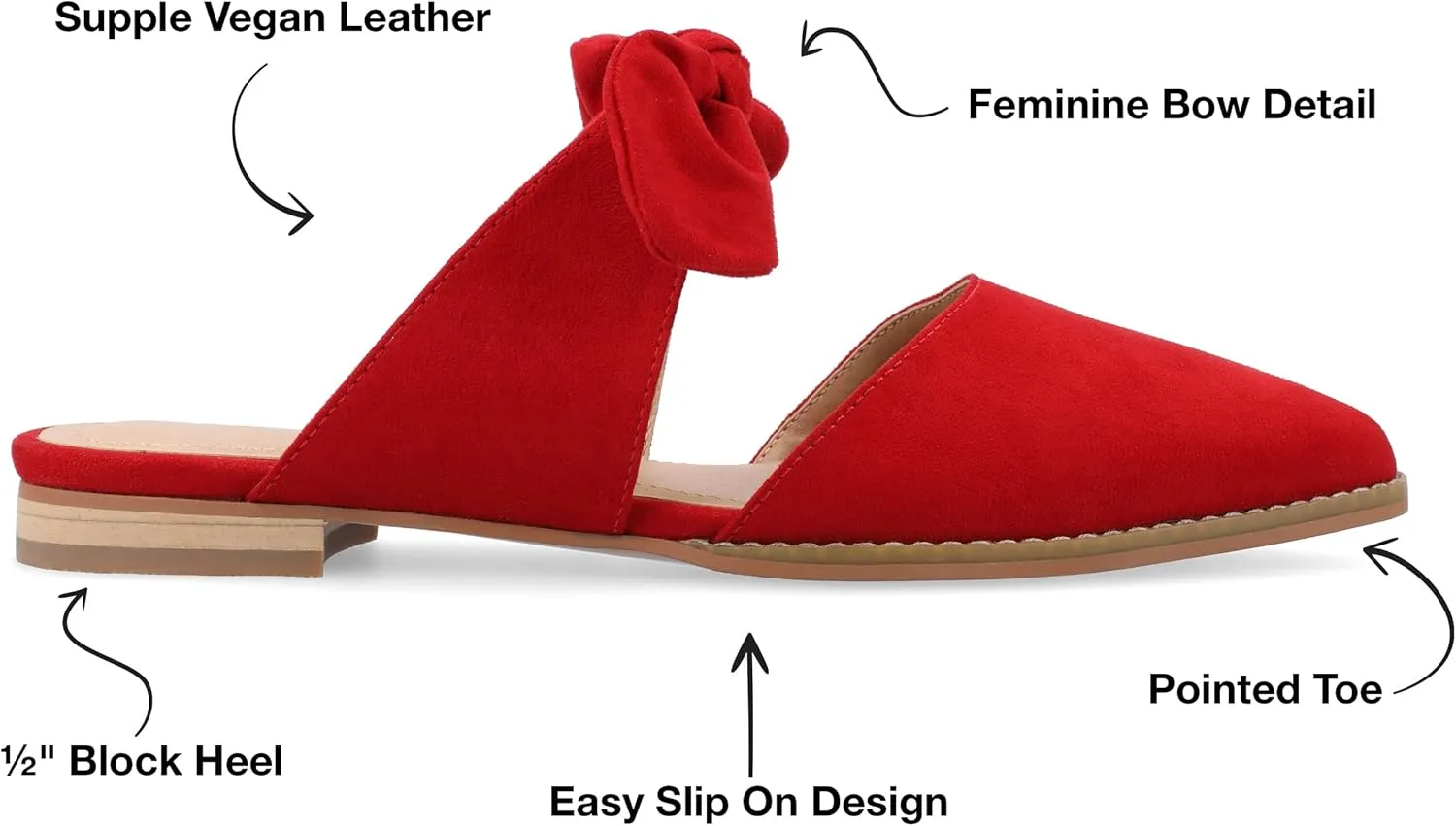 Journee Women's Telulah Mules Flats
