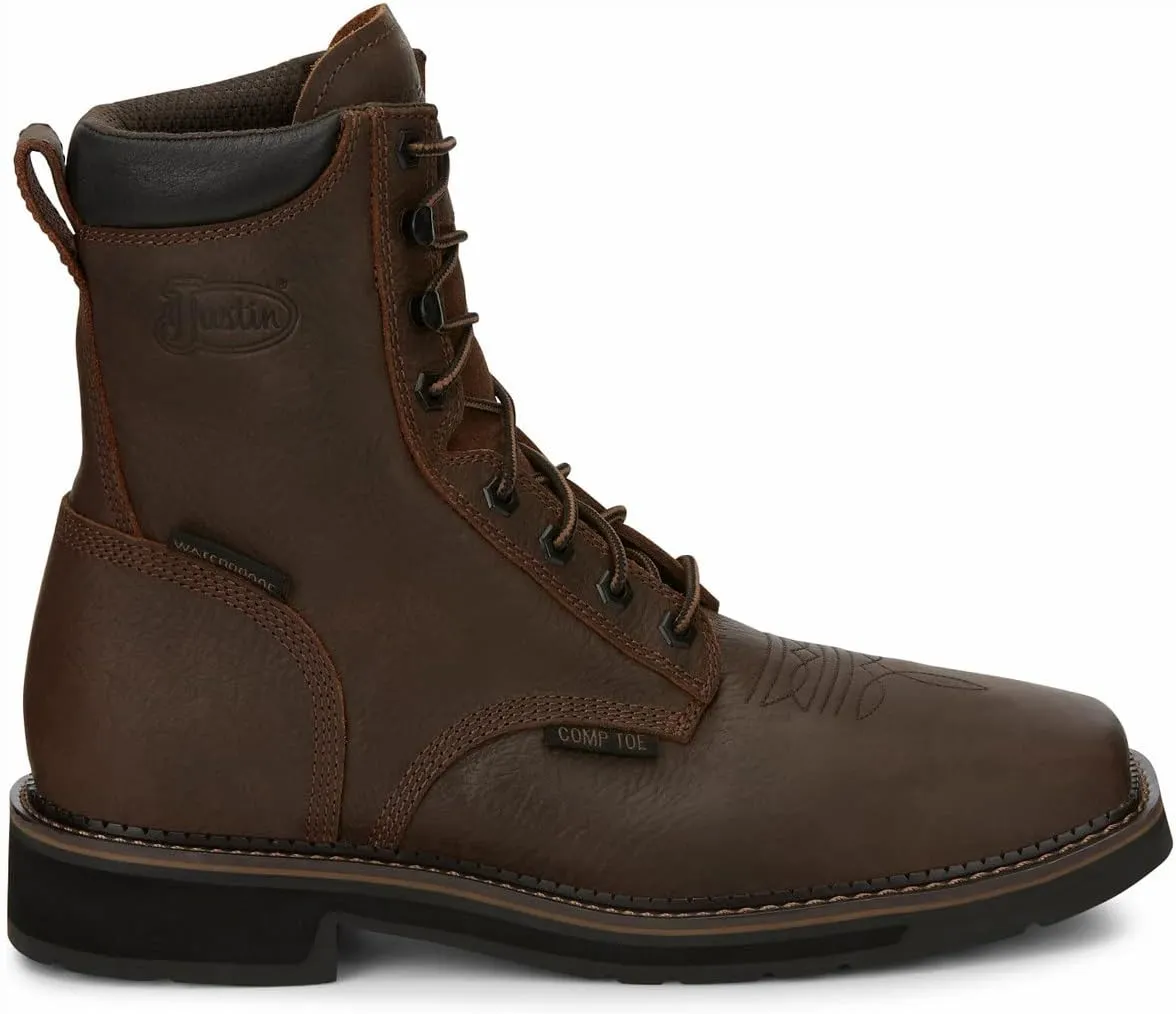 JOW Mens Driller Comp Toe Lace-up Work Boots