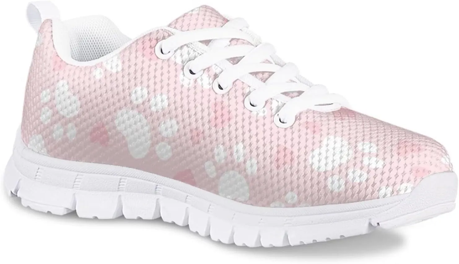Kids Cute Shoes Little Grils Breathable Soft Running Shoes Axolotl/Cat Sneaker for Teen Girls Indoor Outdoor Sport Wear