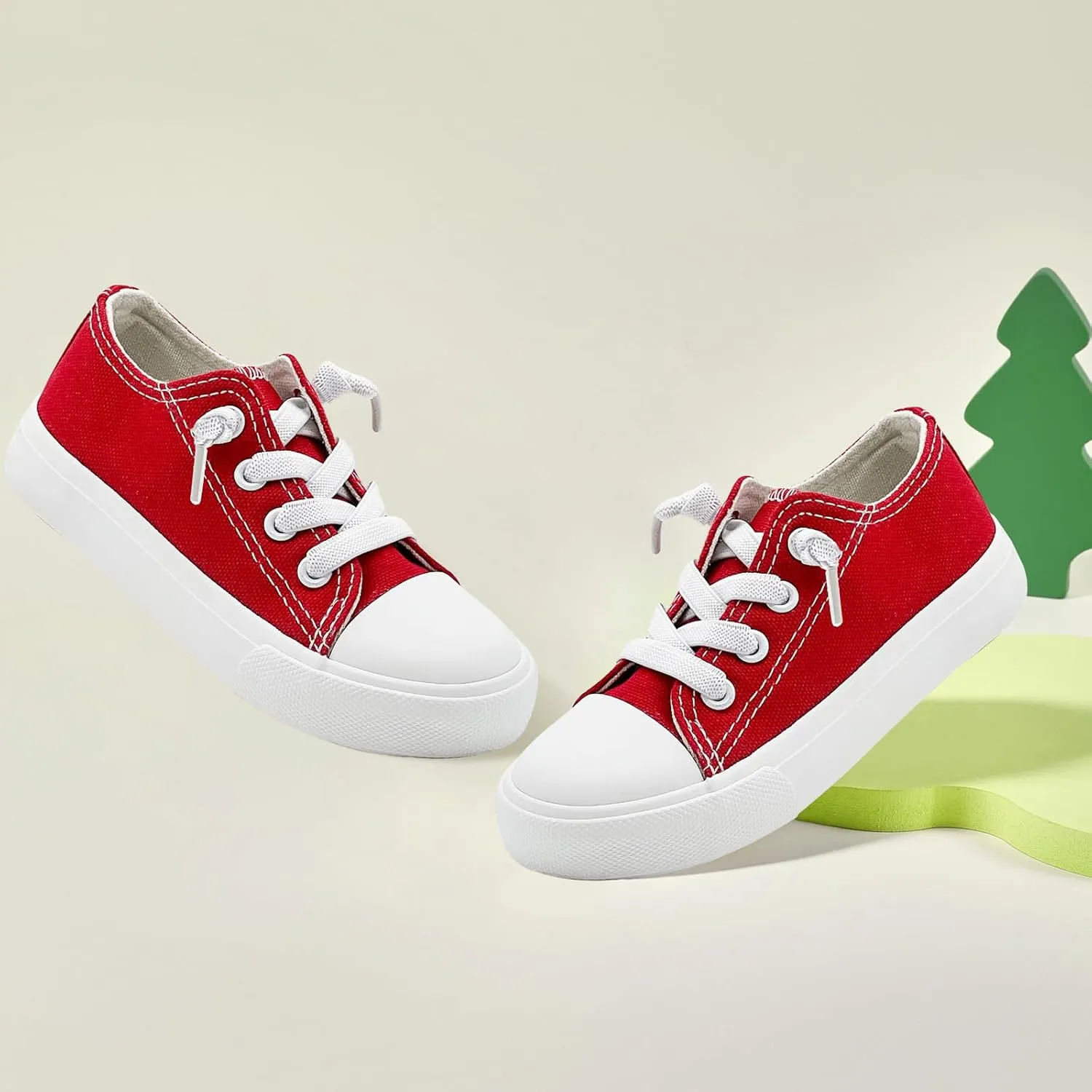 Kids Girls Boys Canvas Sneakers Slip on Walking Shoes Lightweight Tennis Running School Casual Classic Sneakers Little Big Kids