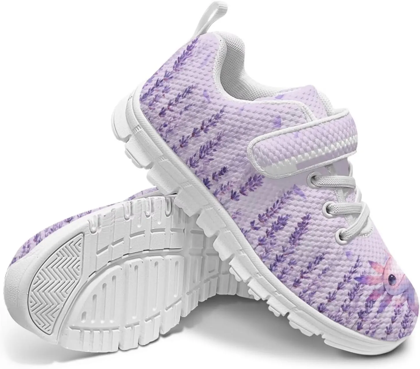 Kids Running Shoes Girls Slip on Sneakers Shoes Mesh Soft Tennis Shoes