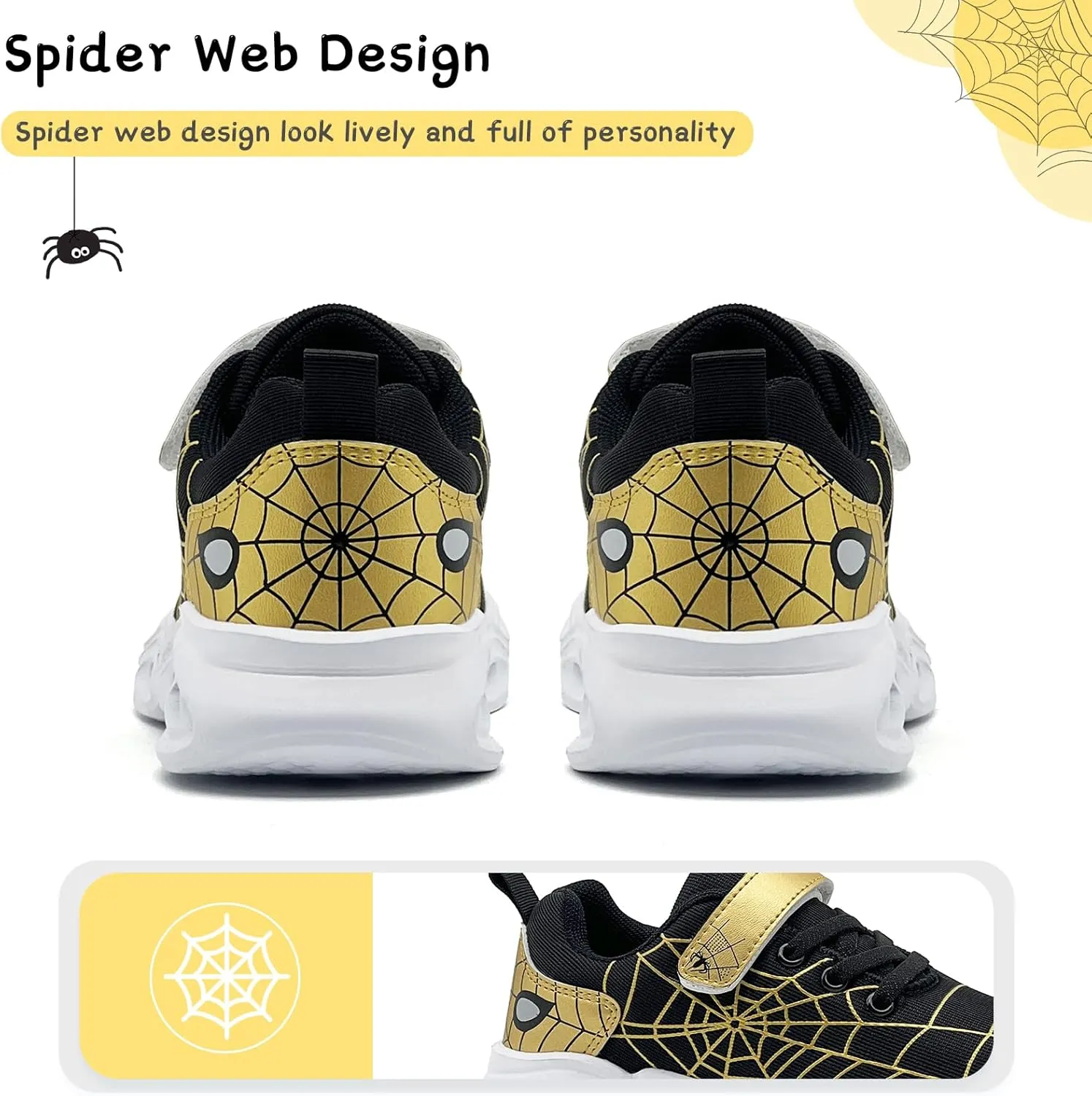 Kids Shoes Toddler Boys Girls Athletic Running Sports Sneakers Non-Slip Lightweight Sneakers Unisex Luminous Sneakers for Toddler/Little Kid