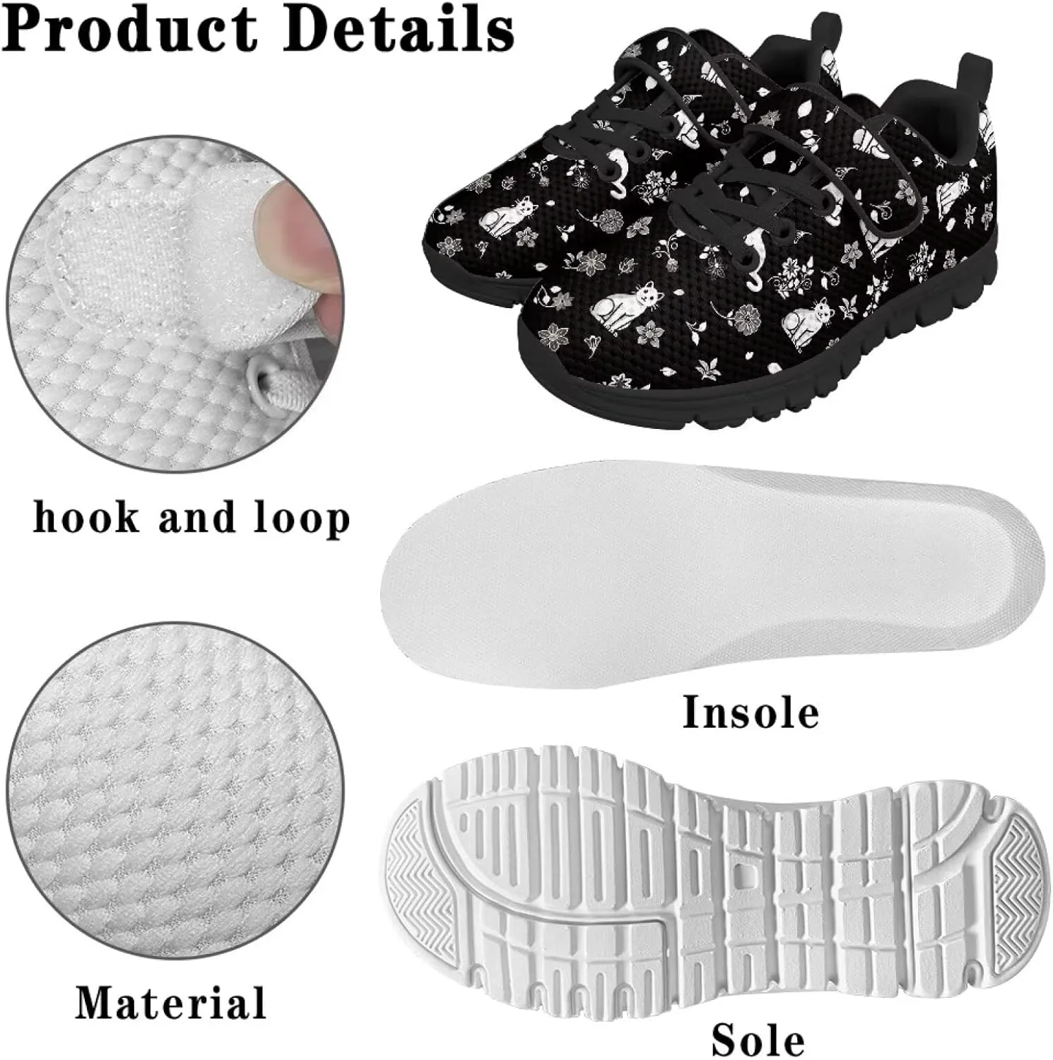 Kids Tennis Shoes Cute Sneakers for Little Girl Shoes Soft Sport Shoes