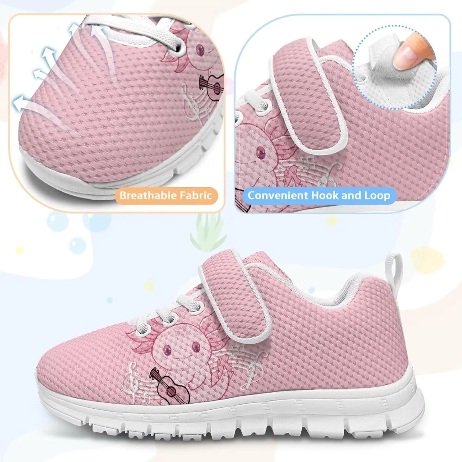 Kids Tennis Shoes Little Girls Sneakers School Shoes Cute Walking Shoes
