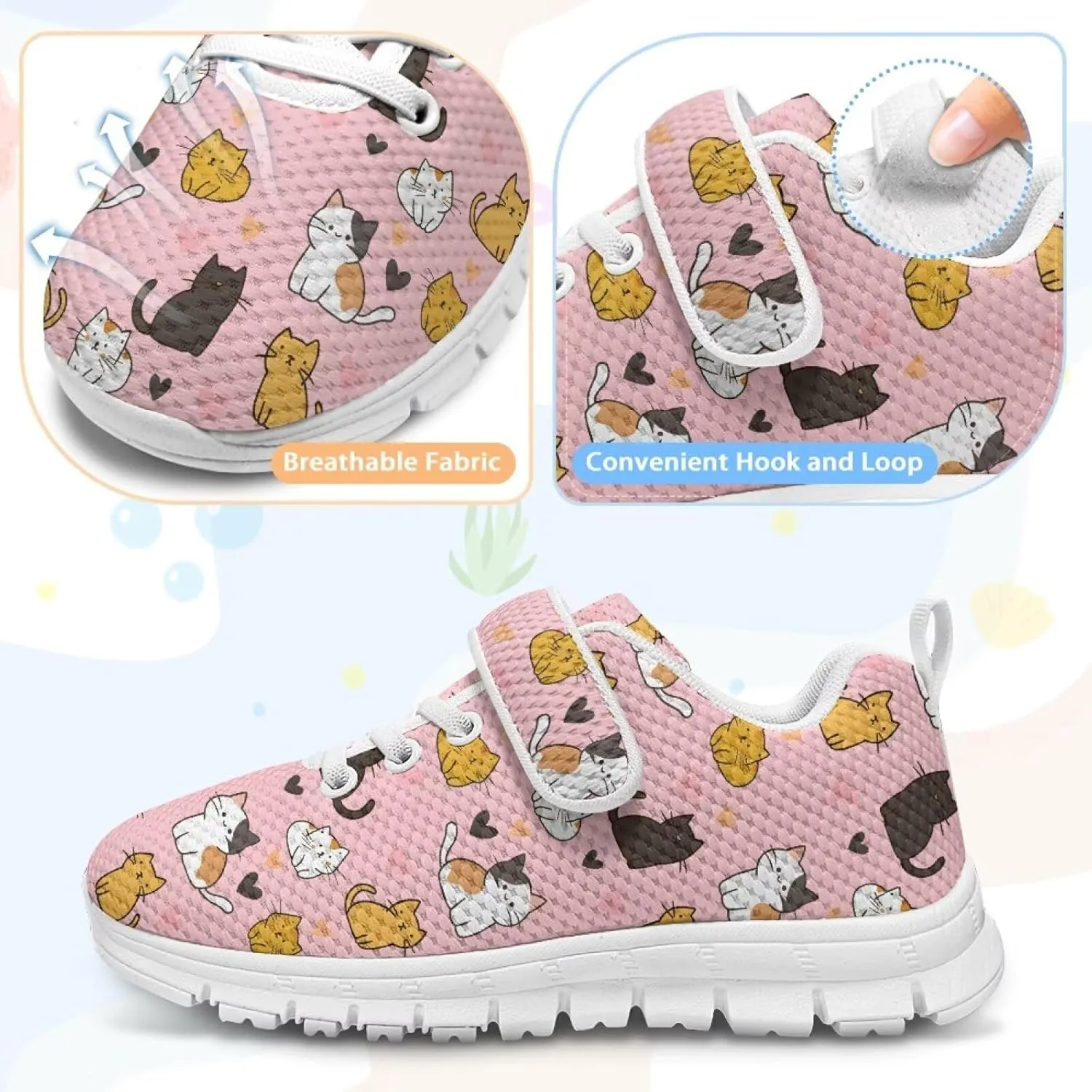 Kids Tennis Shoes School Sneakers for Boys Girls Cute Running Shoes