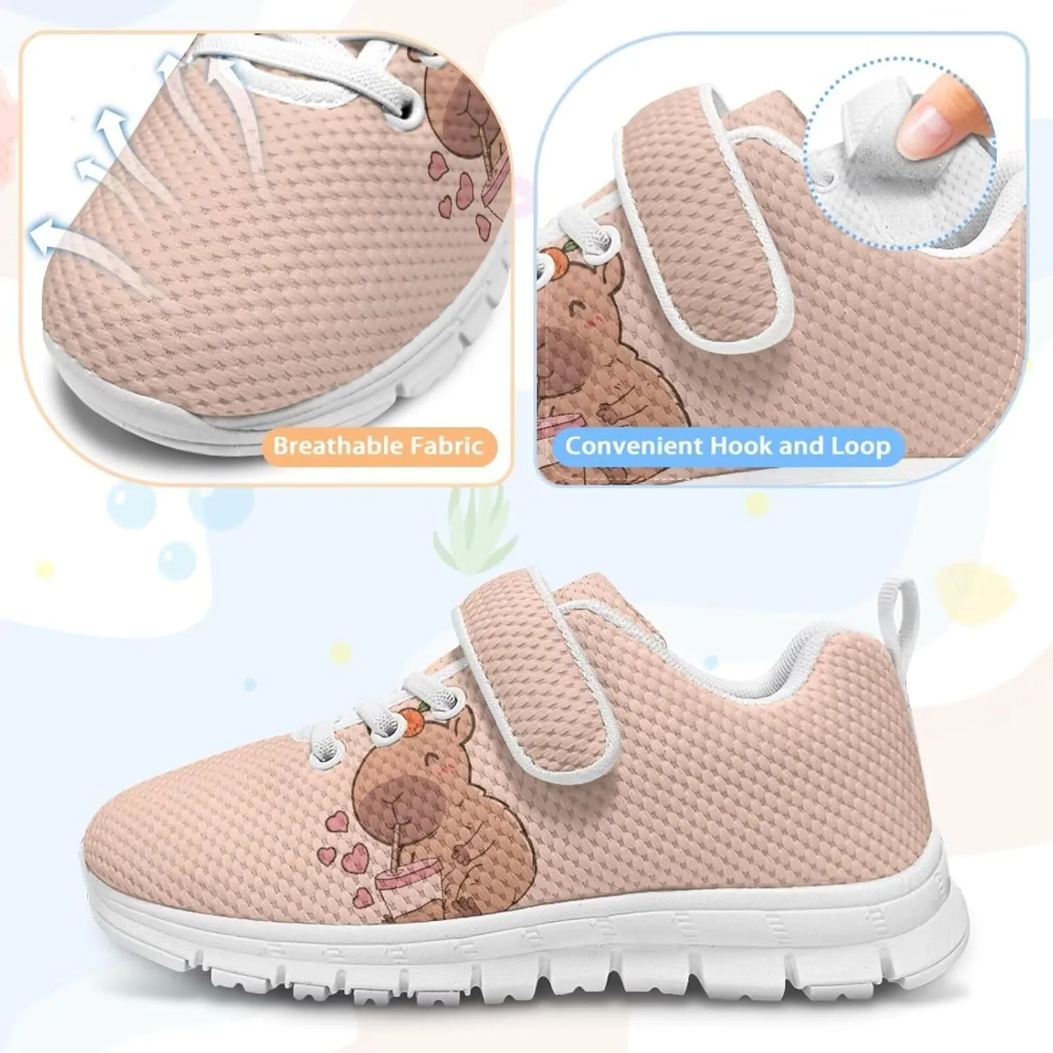 Kids Tennis Shoes School Sneakers for Boys Girls Cute Running Shoes