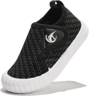 kkdom Baby First-Walking Shoes Boys Girls Sneaker Kids Lightweight Breathable Slip On Running Shoes