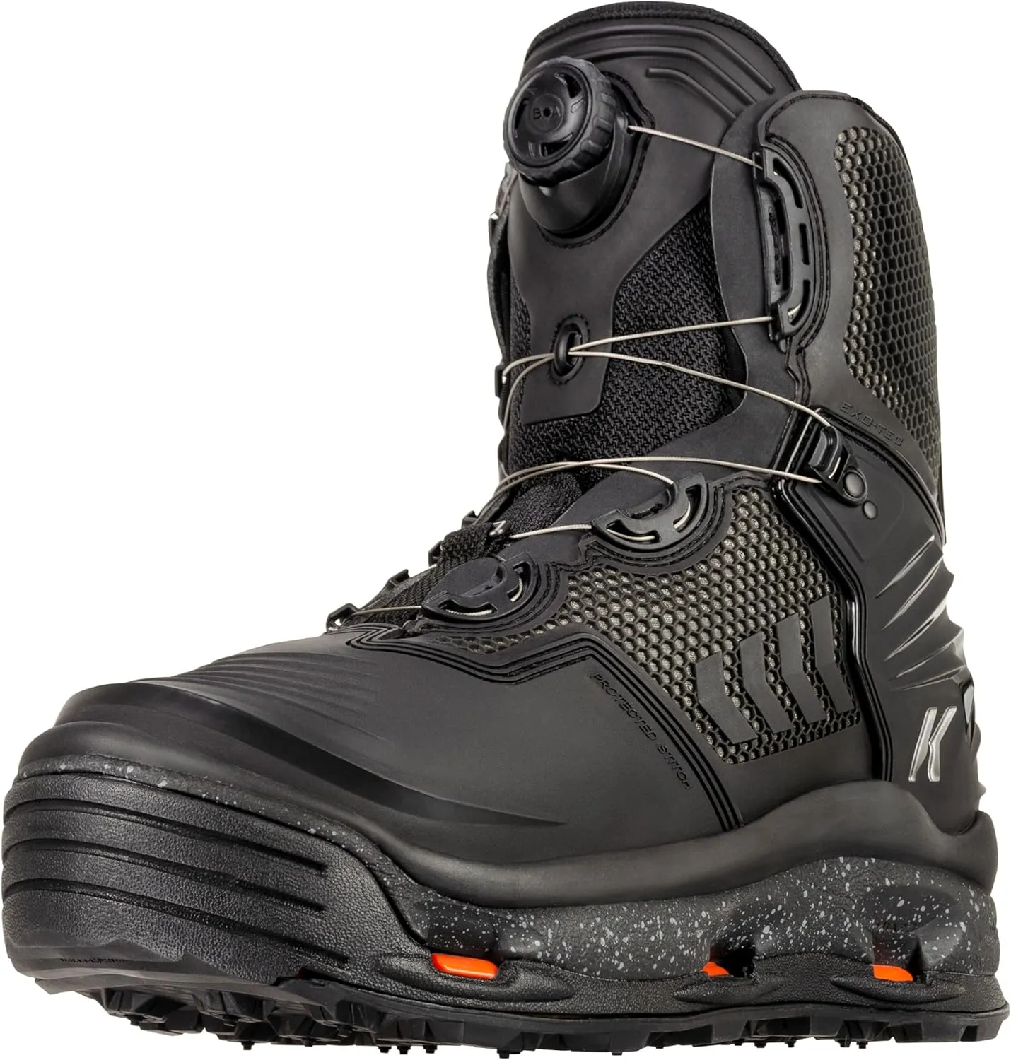 Korkers River Ops Boa Wading Boots - Guide-Caliber Performance with BOA - Includes Interchangeable Soles