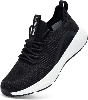 Lamincoa Women's Running Shoes Slip on Walking Sneaker Lightweight Tennis Shoes Casual Athletic Sneakers for Outdoor Gym Workout