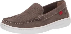 Marc Joseph New York Kids Loafer, Grey Jeans Perforated/Contrast stitch, 11.5 US medium