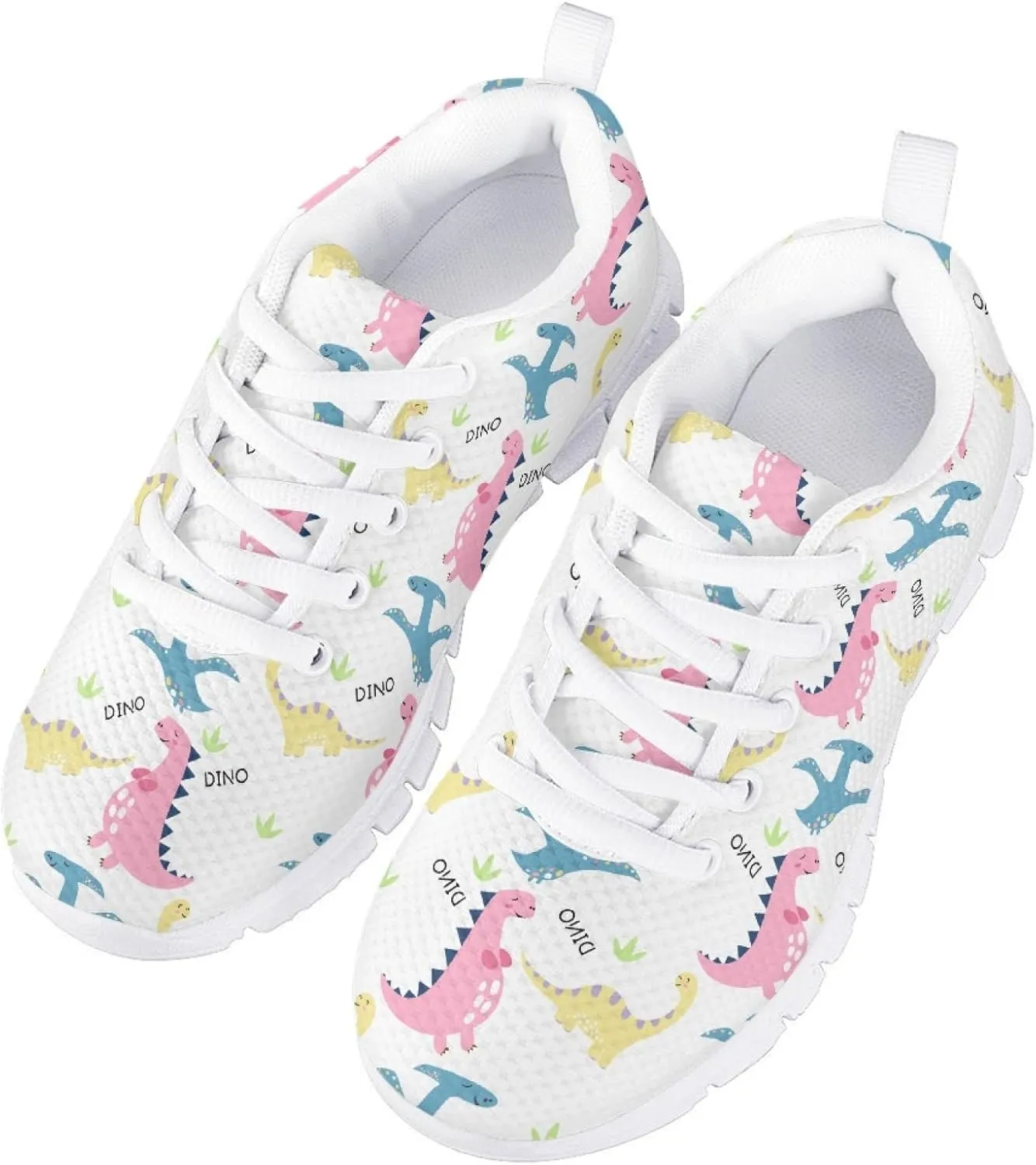 MARSVOVO First Shoes for Walking Boy Girl Athletic Lightweight Flexible Lace-up Breathable Running Shoes Casual Classic Comfortable Non Slip Play Sport Learning to Walk Toddler Girl Sneakers