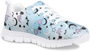 MARSVOVO Kids Halloween Sneakers for Boys Breathable Athletic Christmas Walking Shoes for Girls Most Comfortable Casual Classic Fashion Playing Sports Shoes