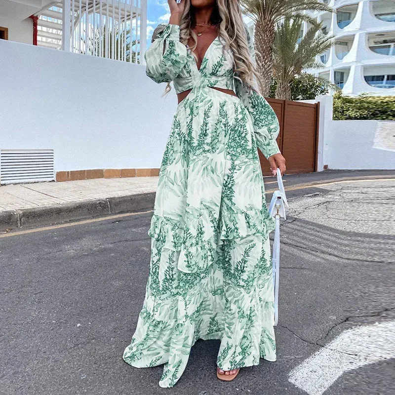 Maxikleid mit Cut-Outs | Luftige Silhouette | Feminine Eleganz