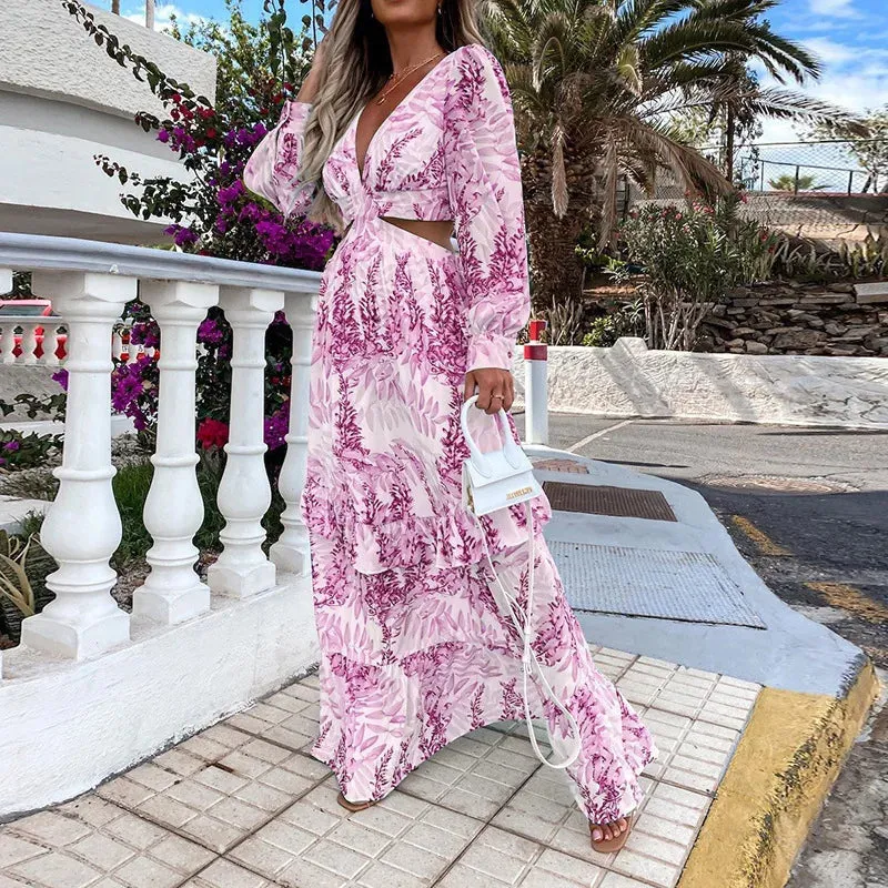 Maxikleid mit Cut-Outs | Luftige Silhouette | Feminine Eleganz