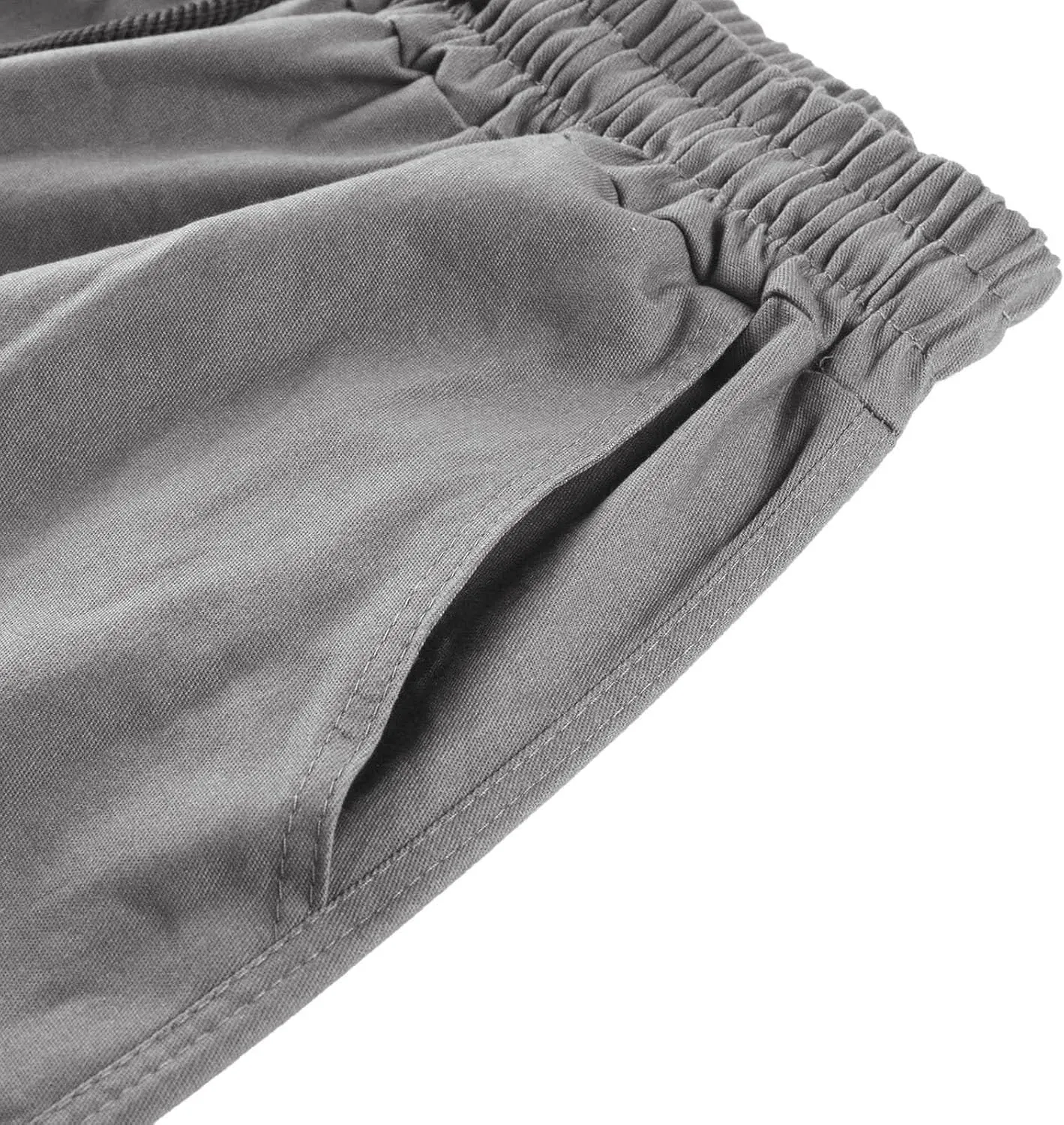Men Pants Casual Fashion Jogger Active Wear Sweatpants Straight Leg Cargo Combat Pant