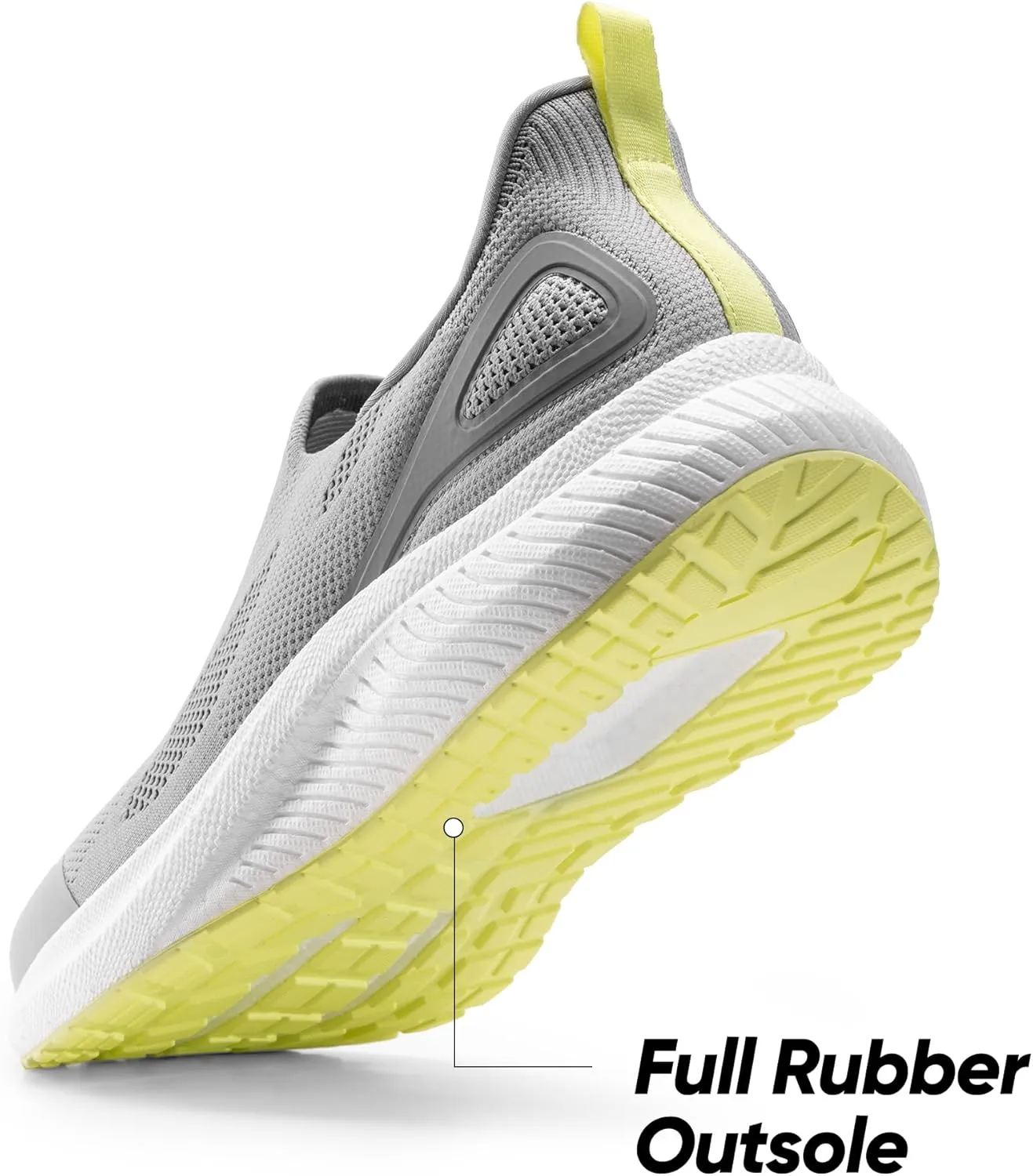 Men's Hands-Free Slip On Walking Shoes Laceless Comfortable Tennis Sneakers
