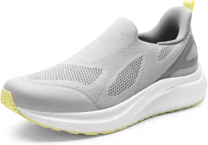 Men's Hands-Free Slip On Walking Shoes Laceless Comfortable Tennis Sneakers