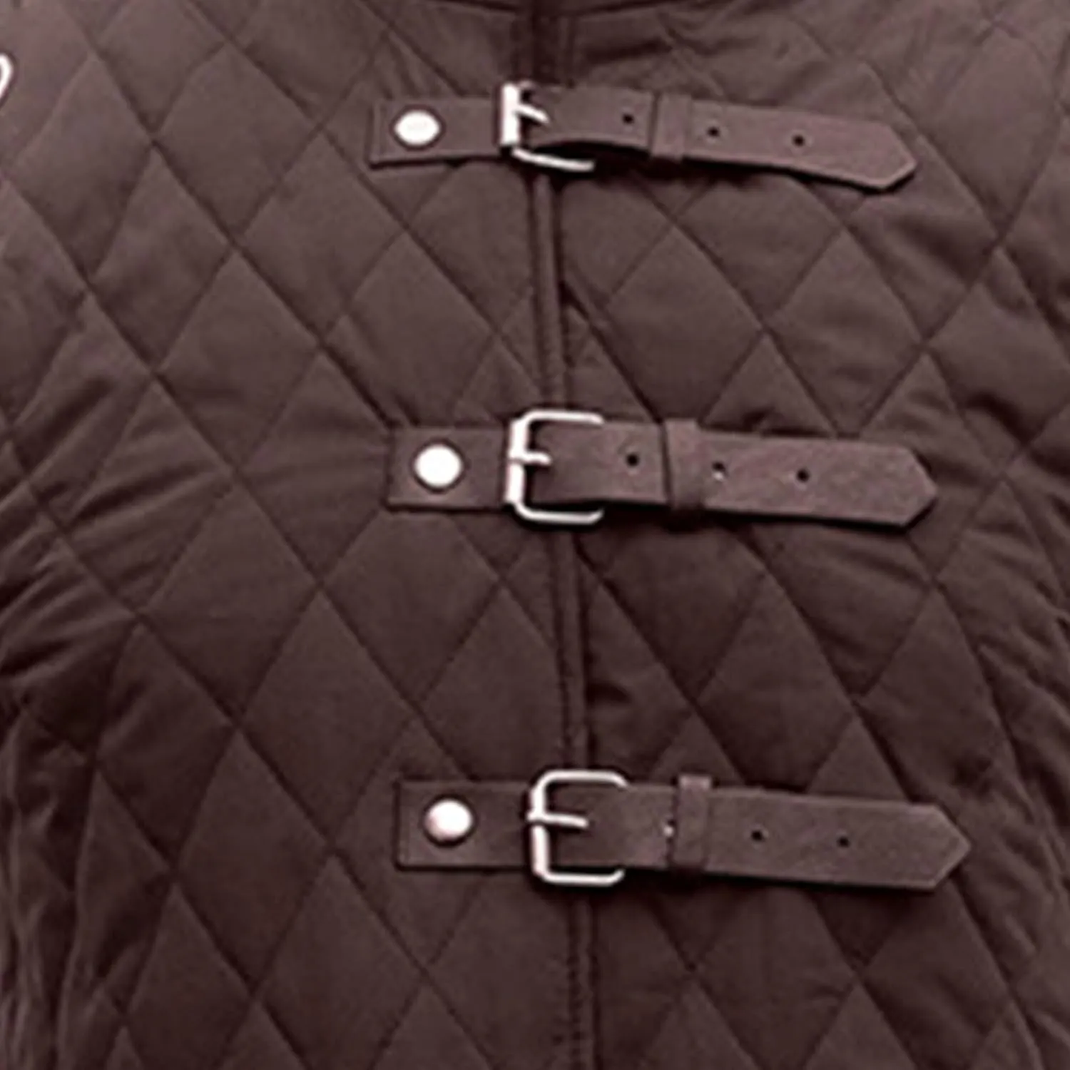 Men's Medieval Long Vest Padded Sleeveless Armor Waistcoat Retro Outdoor Sleeveless Jacket