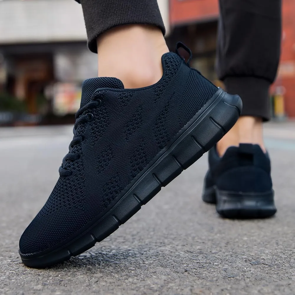 Mens Running Shoes Slip On Sneakers Walking Tennis Gym Athletic Sports Fashion Casual Breathable Shoes