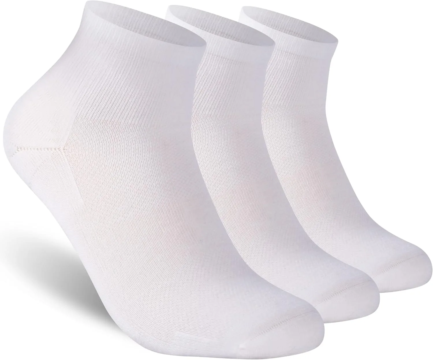 Merino Wool Ankle Socks, Men's Women's 90% Wool Athletic Thin Running Moisture Wicking Socks, 3 Pairs