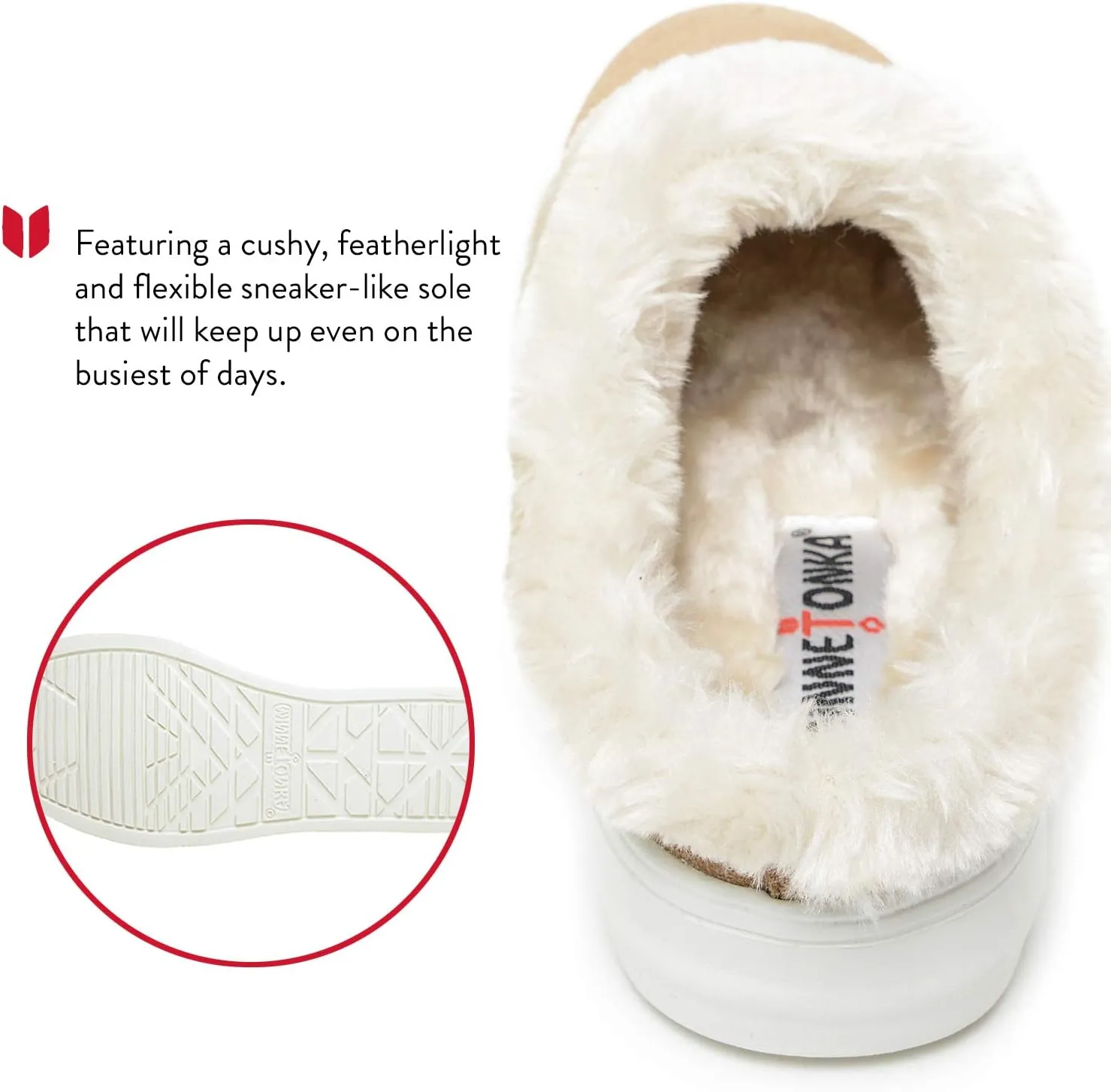 Minnetonka Women's Windy Open Back Slipper