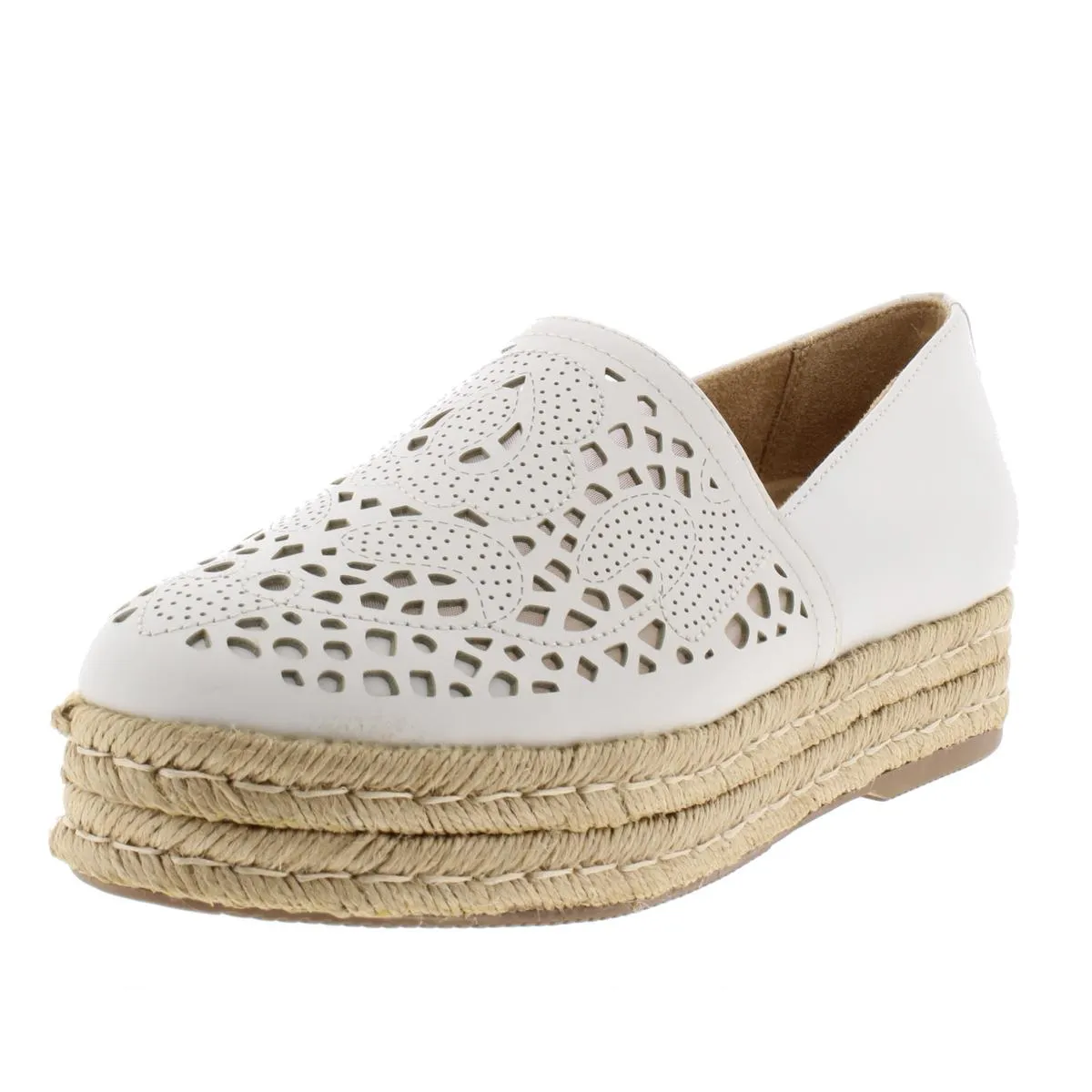 Naturalizer Womens Thea Leather Espadrilles