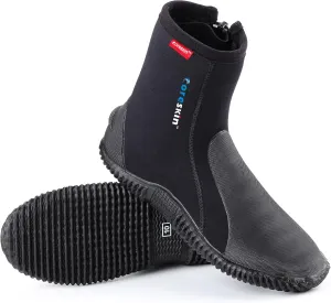 Neoprene Dive Boots 5mm with Anti-Slip Sole for Water Sports, Scuba Diving, Snorkeling, Rafting, Kayaking