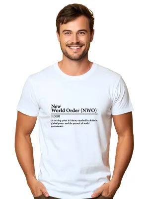 New World Order (NWO) Graphic T-Shirt - Cool Statement Tee for Men