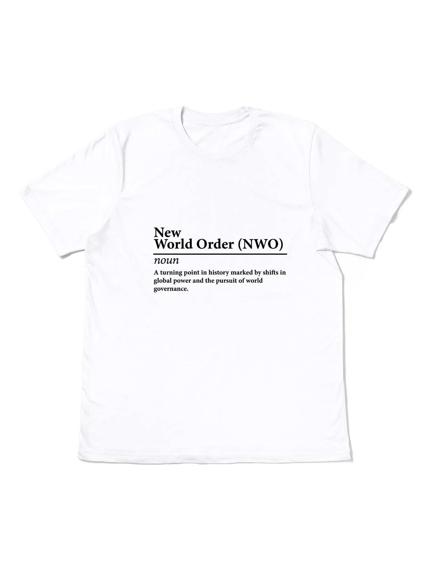New World Order (NWO) Graphic T-Shirt - Cool Statement Tee for Men
