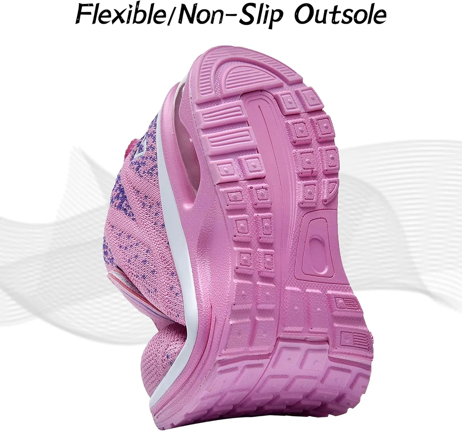 PERSOUL Air Shoes for Boys Girls Kids Children Tennis Sports Athletic Gym Running Sneakers