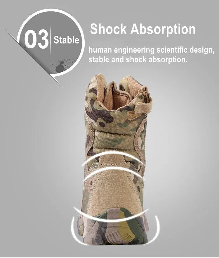 Python Desert Army Boots Tactical Military Boots Work Shoes Bota Masculina Black Motorcycle Boots Hiking Hunting Combat Shoes