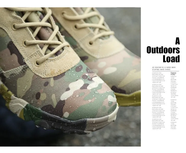 Python Desert Army Boots Tactical Military Boots Work Shoes Bota Masculina Black Motorcycle Boots Hiking Hunting Combat Shoes