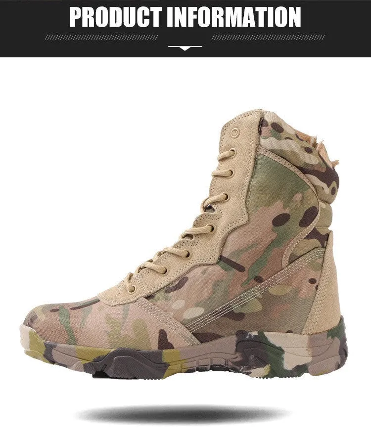Python Desert Army Boots Tactical Military Boots Work Shoes Bota Masculina Black Motorcycle Boots Hiking Hunting Combat Shoes