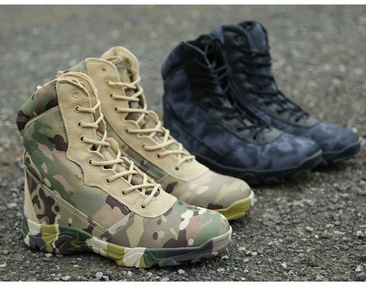 Python Desert Army Boots Tactical Military Boots Work Shoes Bota Masculina Black Motorcycle Boots Hiking Hunting Combat Shoes