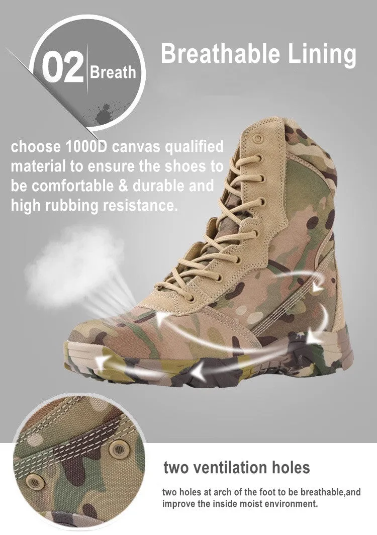 Python Desert Army Boots Tactical Military Boots Work Shoes Bota Masculina Black Motorcycle Boots Hiking Hunting Combat Shoes