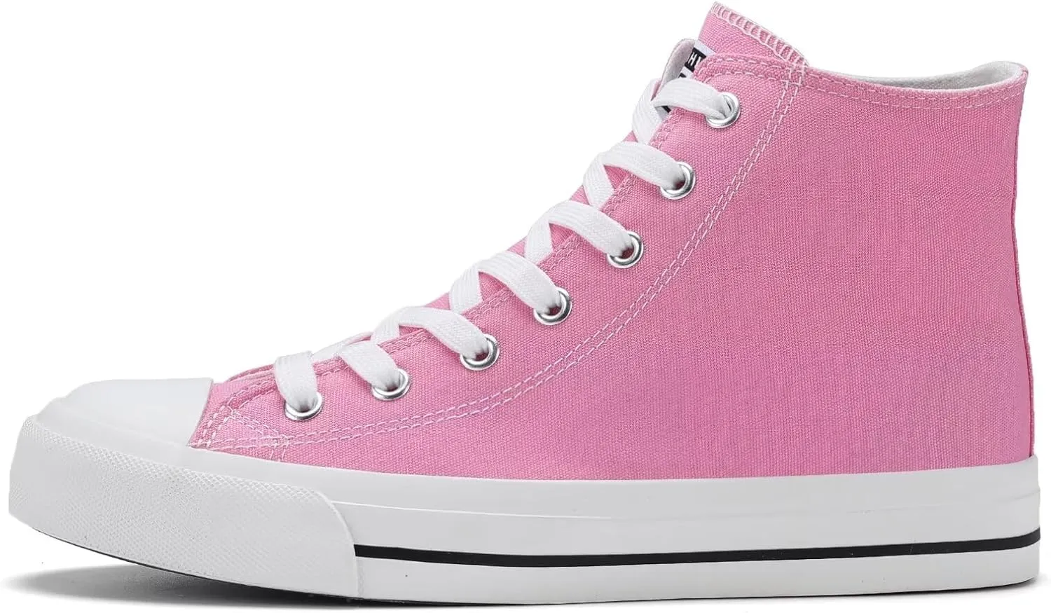 Rorbte Womens High Top Sneakers for Women Classic Lace Up Cotton Canvas Shoes Womens Casual Canvas Walking Shoes