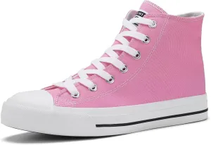 Rorbte Womens High Top Sneakers for Women Classic Lace Up Cotton Canvas Shoes Womens Casual Canvas Walking Shoes