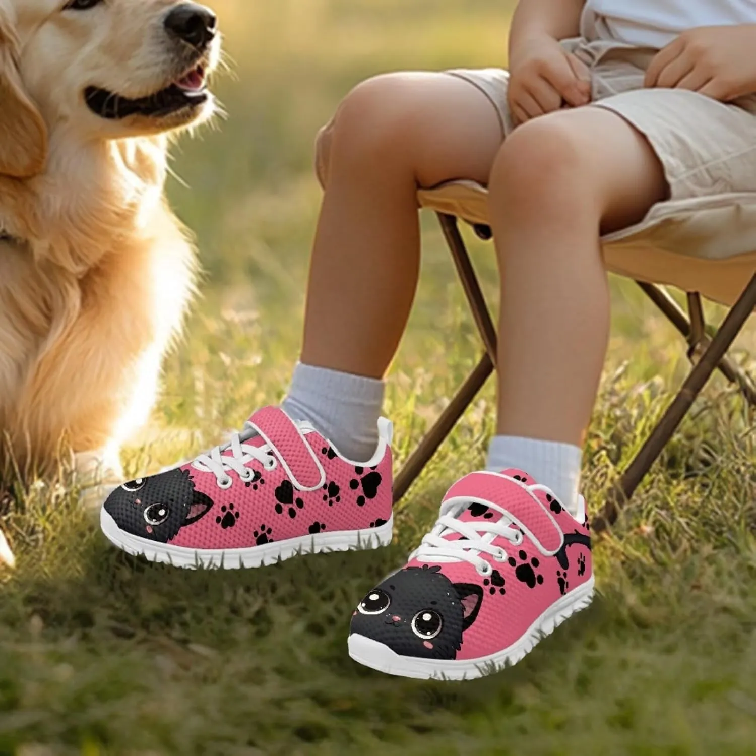 Running Athletic Shoes for Boys Girls Slip On Tennis Shoes Kids Shoes