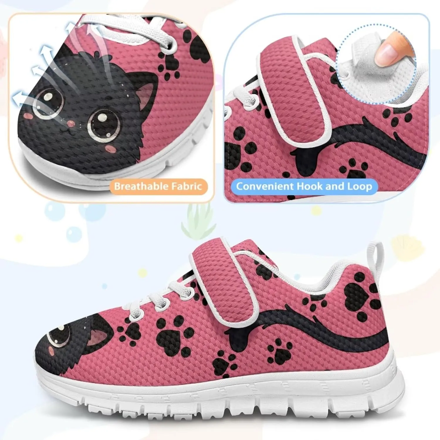 Running Athletic Shoes for Boys Girls Slip On Tennis Shoes Kids Shoes
