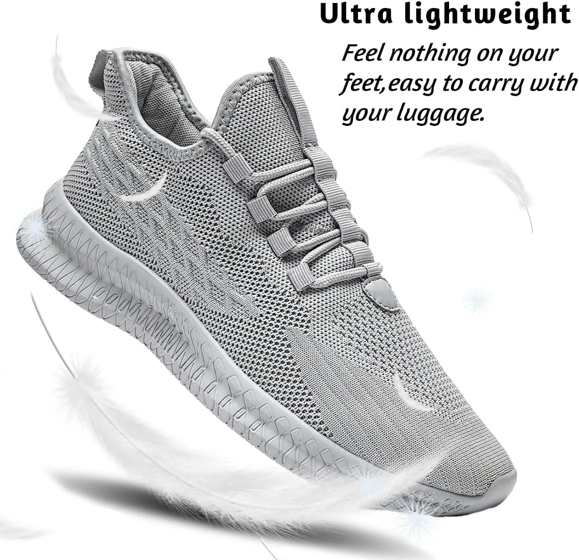 Running Shoes for Men Casual Slip on Tennis Walking Sneakers Lightweight Breathable Mesh Fashion Gym Athletic Sports Workout Shoes