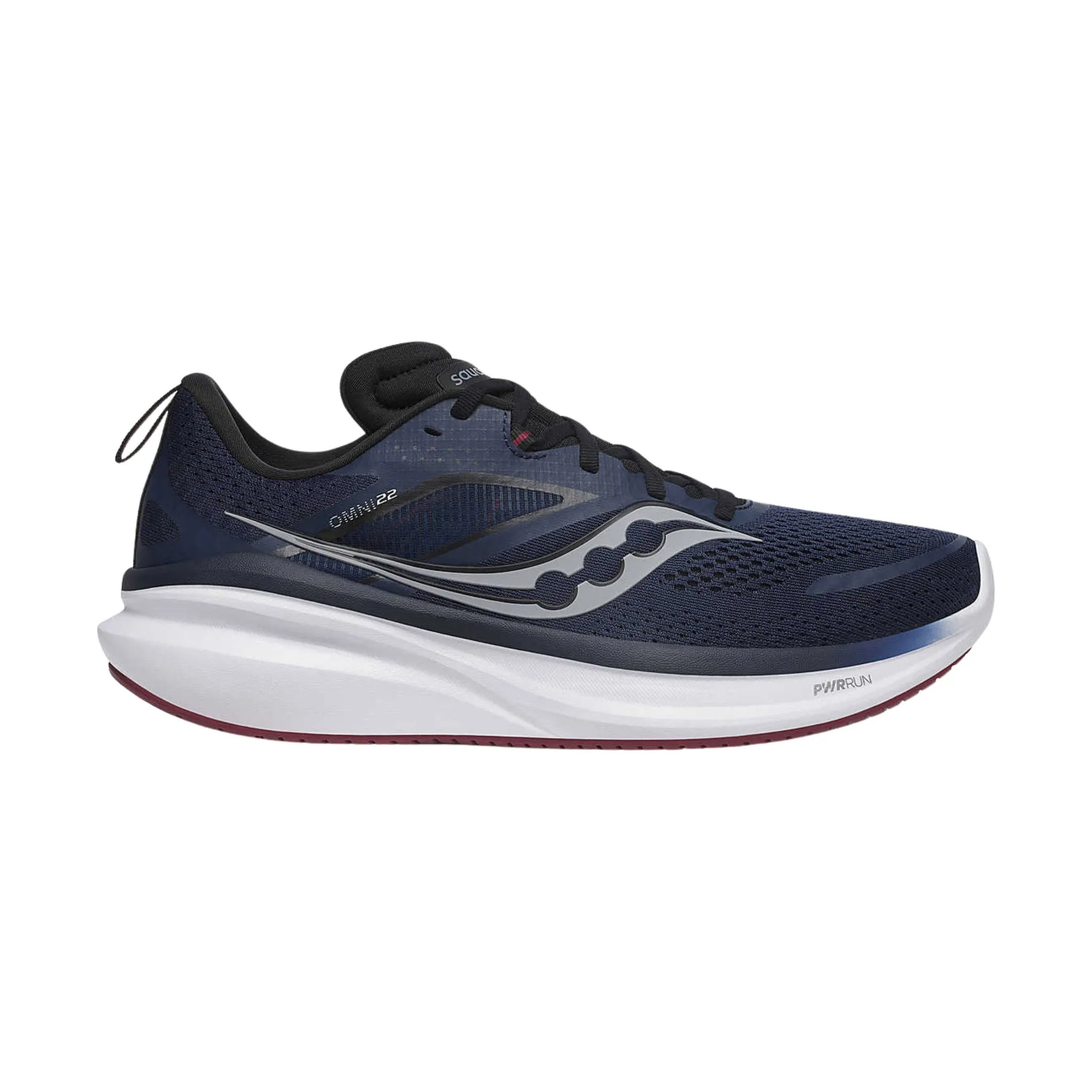 Saucony Men's Omni 22 Running Shoes - Navy/Currant
