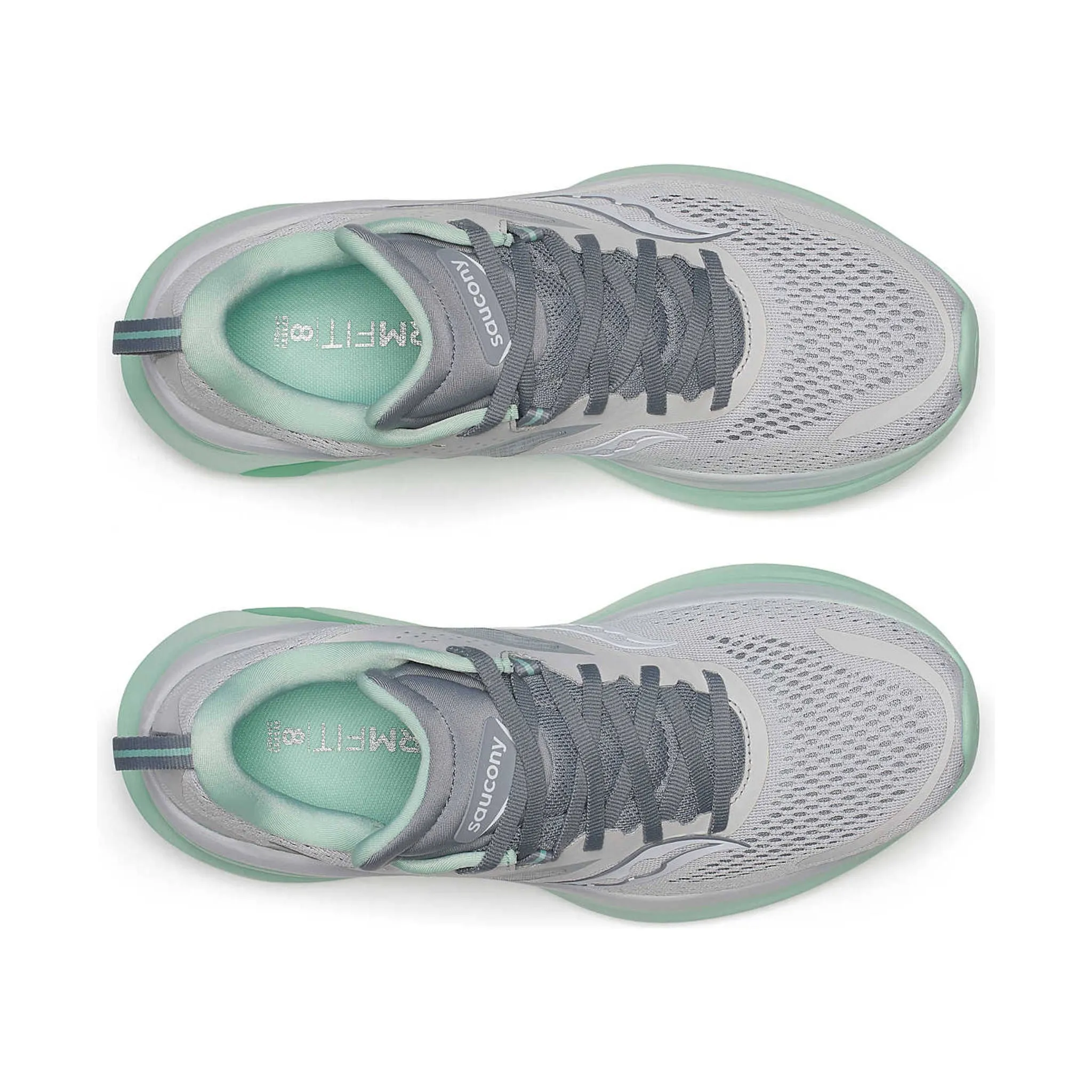 Saucony Women's Omni 22 Running Shoes - Fog/Jade