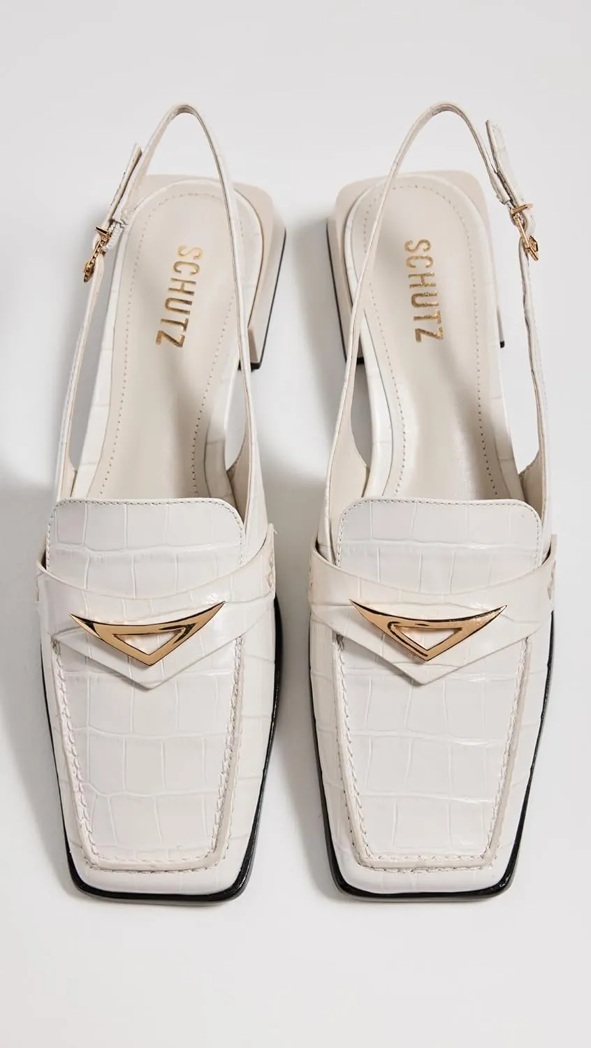 SCHUTZ Women's Arizona Sling Block Loafers