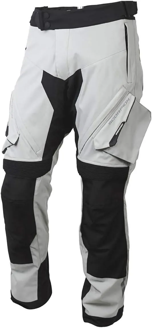 ScorpionEXO Yosemite Mens All Season Water Resistant Windproof Textile Adventure Touring Motorcycle Pants with CE-Rated Armor
