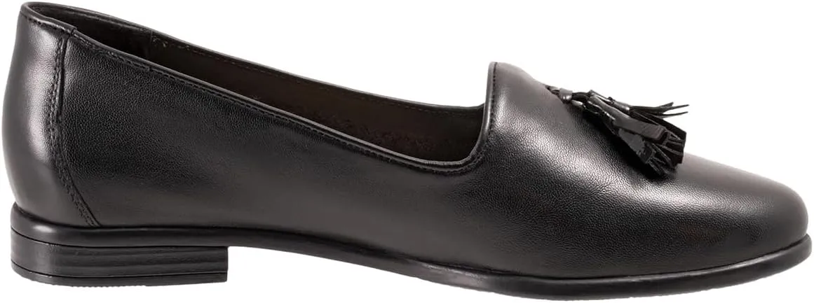 SHODENSE Women Tassel Loafer Flats Pointed Closed Toe Slip On Penny Loafers Burnished Two-Toned Matte Leather Flat Loafers Fringe Flat Heel Oxford Loafers Ladies Office Work Casual Vintage 4-11 M US