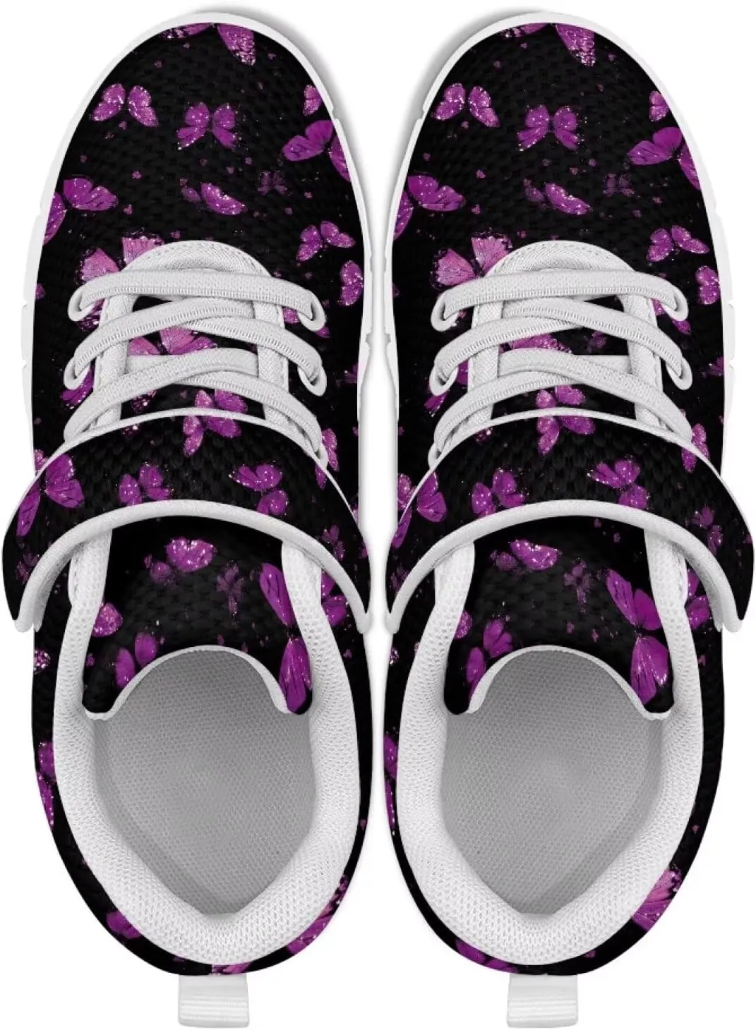 Showudesigns Slip On Sneakers for Kids Girls Running Tennis Shoes Gym School Exercise Trainers
